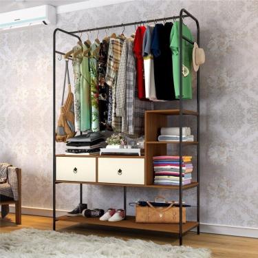 Imagem de Módulo Arara Iron Vintage Preto Canela Off White