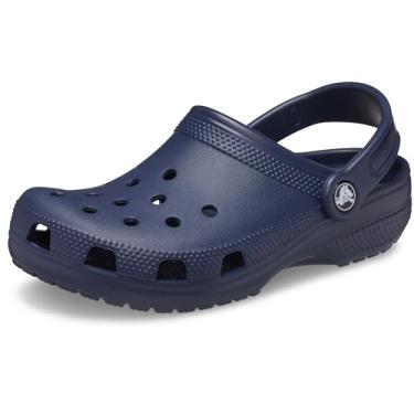 Imagem de Crocs Clog clássico infantil unissex | Sapatos para meninas e meninos, Azul-marinho/azul-marinho, 5 Big Kid