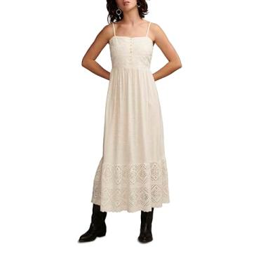 Imagem de Lucky Brand Vestido longo feminino, Whisper White, PP