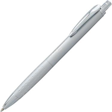 Imagem de Pentel Caneta esferográfica executiva GlideWrite (1,0 mm), linha média, barril de metal prateado, tinta preta (BX970ZBP)