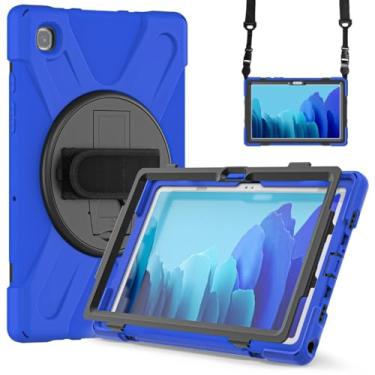 Imagem de Capa para tablet Samsung Galaxy Tab S6Lite 10.4 2024 TabE A 8.0 Tab A 8.4 9.7 10.1 10.5 Tab S2 8 9.7 S3 9.7 S4 S5E S6 10.5 Active (azul, para Tab S3 9.7 T820 2017)