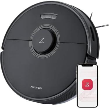 Imagem de Robô aspirador de pó e passa pano Roborock Q7 Max, sucção 4200Pa, LiDAR, mapeamento vários andares, zonas restrição/sem passada de pano, autonomia 180min, funciona com Alexa, ideal para pelos(Preto)