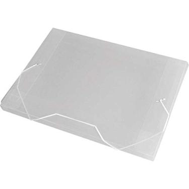 Imagem de Pasta Aba Elastica Plastica Oficio 20mm Cristal - Pacote com 10, ACP, 1022CR, Incolor, 20mm, pacote de 10