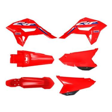 Imagem de Kit Plástico Amx Crf 230f F21, Vermelho