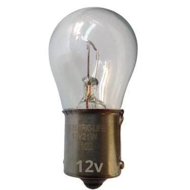 Imagem de Lâmpada miniatura p21w 12v 21w - ba15s branca 1 polo - FLASH TRUCK