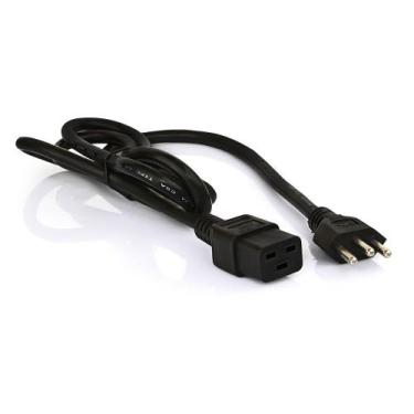 Imagem de Cabo de Força IEC C19 14 AWG - 1,8 Metro - CIRILO CABOS