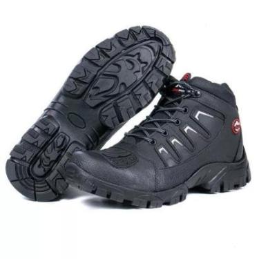 Imagem de Bota Coturno Masculina Trilha Adventure Preta-Masculino