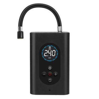 Imagem de Bomba Portátil para Encher Pneus de Carro Digital e Manual - King