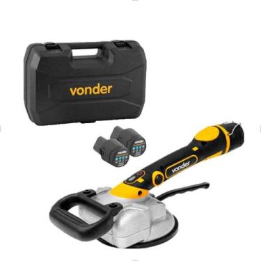 Imagem de Kit Máquina Assentar Piso Map125 Ventosa + 2 Baterias Vonder