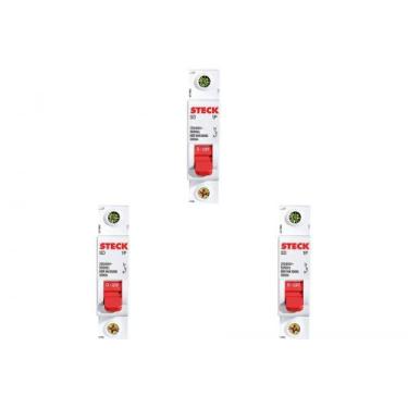 Imagem de Kit C/3 - Disjuntor Steck Din Unipolar 40A Sd61 3Ka
