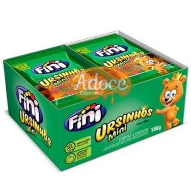 Imagem de Bala fini gelatinas mini display 12unx15g, URSINHOS