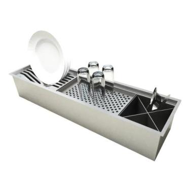 Imagem de Escorredor Aço Inoxidável Moderno Aço Até 40l Luxo - Technox