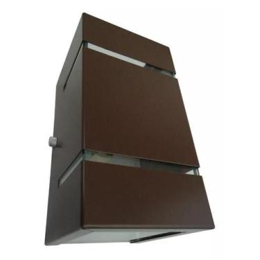 Imagem de Arandela Frisos Parede Muro Externa Interna 1318M - Marrom - Bruno Aca