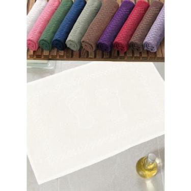 Imagem de Toalha de Piso Pezinho 45x68cm - Appel - Branco