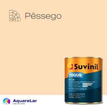 Imagem de Toque Seda Suvinil Acetinado 3,2L, PÊSSEGO, 3,2L