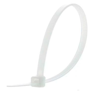 Imagem de Abraçadeira de Nylon 300 x 3,7 mm com 100 Peças Branca - Frontec