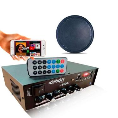 Imagem de Kit Rc 5000 Bt + 6 Arandelas Pretas Redondas - ORION