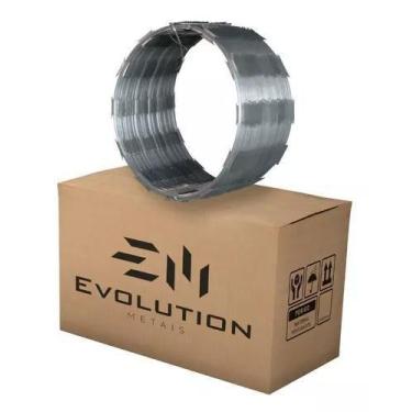 Imagem de Concertina ourico simples 45cm 10 mts - evolution - Evolution Metais