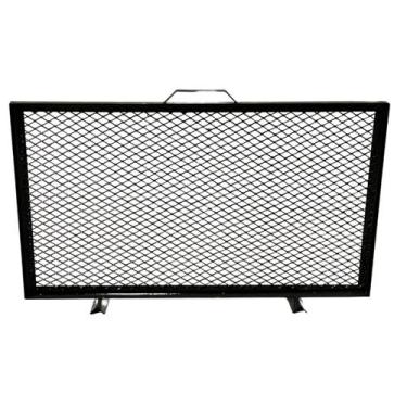 Imagem de Tela Grade De Proteção Para Lareiras 60x33 Ouro Envelhecido - LAURINDO