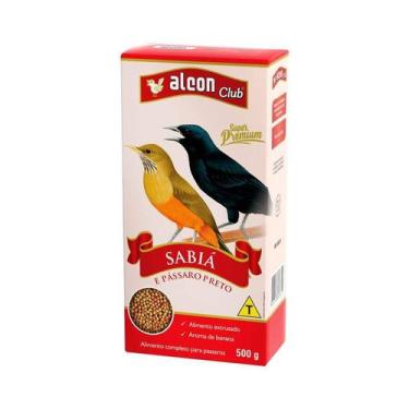 Imagem de Ração Alcon Sabiás Pássaro Preto - 500g - Alcon Pet