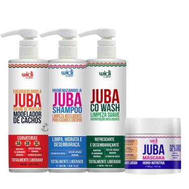 Imagem de Kit Widi Care Linha Juba Co Wash, Encara, Shampoo e Máscara