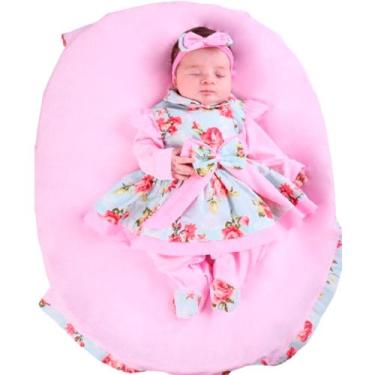 Imagem de Saida de Maternidade Para Bebe Menina 04 peças  Laura Roupas Para Bebê