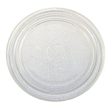 Imagem de HQRP 10-3/4 inch Glass Turntable Tray compatible with Sharp R209KK R210A R210AK R215EW R216L R216LS R2V54 R2V58 R4075 R4080 R220KW R221K R230KK R230KW R230LS R231F Microwave Oven Cooking Plate 270 mm