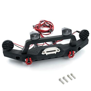 Imagem de GoolRC RC Car Front Bumper RC Climbing Car Metal Front Bumper Compatible with 1/10 TRX4 Axial SCX10 90046 SCX10 III AXI03007 AXI03003 RC Car Accessory Parts