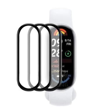 Imagem de 3X Uni Películas Silicone Anti Impacto Para Smart Band 9 - Tech King