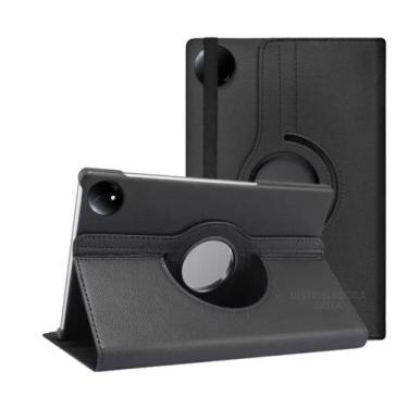 Imagem de Capa Giratória + Película Hidrogel Fosca Para Mi Pad SE 8,7 - DB, Pret
