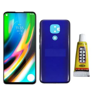 Imagem de Tela Display Lcd Touch Para Moto G9 Play Tampa Cola 3Ml