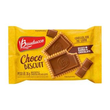 Imagem de Biscoito Bolacha Bauducco Choco Biscuit 36g, Chocolate