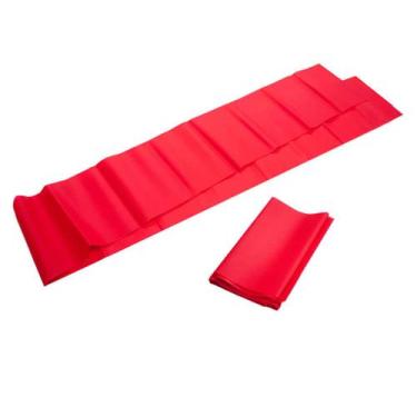 Imagem de Faixa Elástica 0,55mm Forte Tipo Thera Band Vermelho - ASS MIX