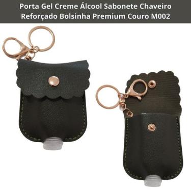 Imagem de Porta Gel Creme Álcool Sabonete Chaveiro Reforçado Bolsinha Premium Co