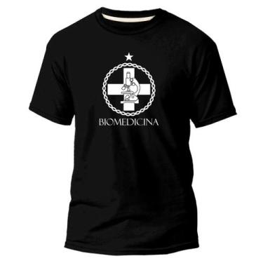Imagem de Camiseta Algodão Premium Estampa Dtf Faculdade Biomedicina - Pavesi, P