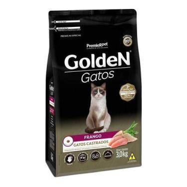 Imagem de Golden gatos ad castrados frango 3kg - PREMIER