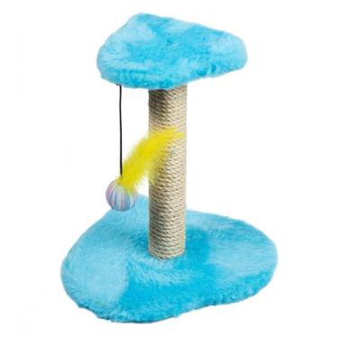 Imagem de Arranhador Para Gatos Poste Tamanho Grande Com Brinquedo Exclusivo - L