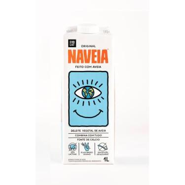 Imagem de Bebida Vegetal Leite De Aveia Naveia Sem Lactose Original 1L