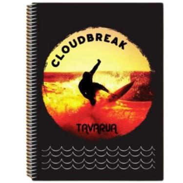 Imagem de Caderno Surf Universitário Escolar 400 Fls Arame Capa Dura - Maxima ca