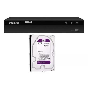 Imagem de Dvr Intelbras 16ch Mhdx 1216 Multihd, Hd 1 Tb Wd Purple
