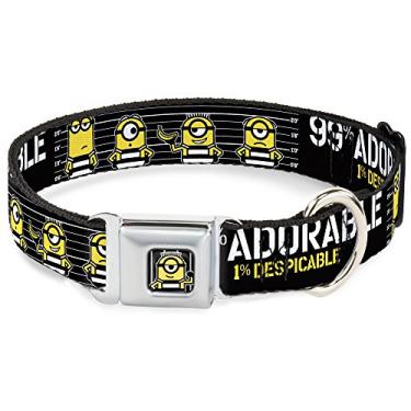 Imagem de Coleira para cachorro fivela cinto de segurança Meu Malvado Malvado Favorito Minions 99 Adorável 1 Malvado Favorito 30 a 60 cm de largura