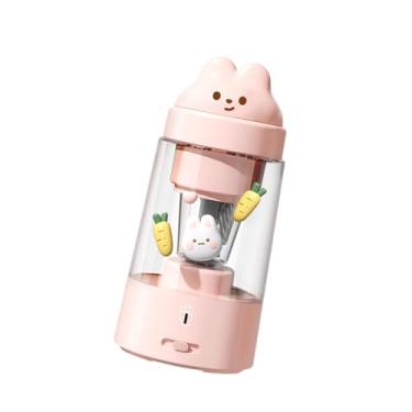 Imagem de ＫＬＫＣＭＳ Apontador de Lápis Elétrico Portátil Alta Velocidade Criativo Escolar Suprimentos Papelaria Equipamento Cortador de Lápis para 6mm-8mm Lápis, Semi Auto Coelho