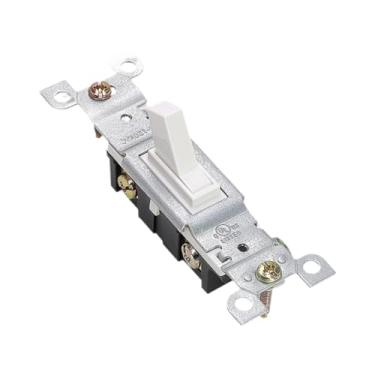 Imagem de ＫＬＫＣＭＳ Interruptor de parede de alternância, interruptor de controle de pólo único, estilo americano 120vac/15a, fácil instalação, Sem Painel