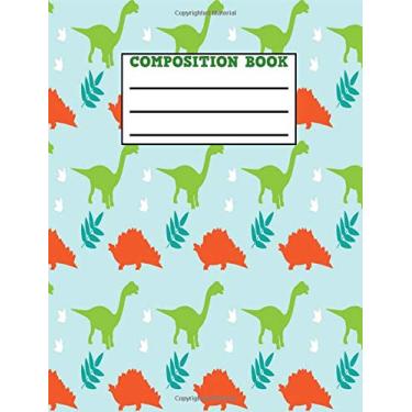 Imagem de Composition Book: Dinosaur Composition Notebook 7.44" x 9.69" College Ruled 200 Pages