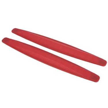 Imagem de Protetor Abundante do Carro, Protetor de Borda de Borracha Anti-risco Colisão Universal Com Guia de Instalação, para Carro (vermelho)