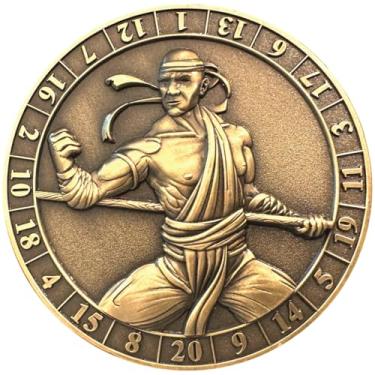 Imagem de Goliath Coins - d20 Male Human Monk Dice Coin