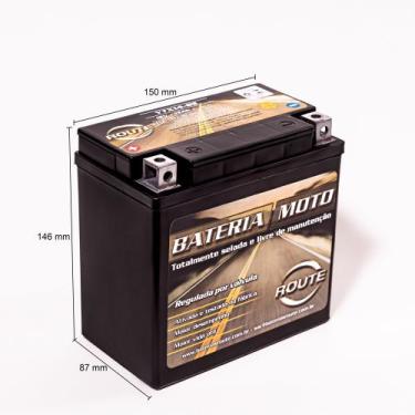 Imagem de Bateria De Moto Bmw Gs800 F 850 Gs 12ah 12v Route Ytx14a-bs