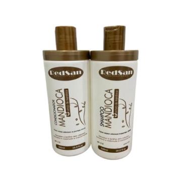 Imagem de Kit Mandioca Shampoo + Condicionador 500ml - RedSan Professional
