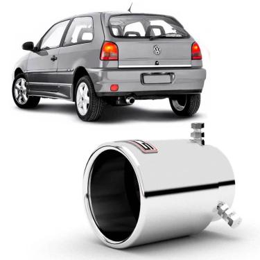 Imagem de Ponteira De Escapamento Volkswagen Gol Aço Inox Outs Parts