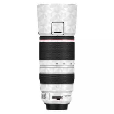 Imagem de Adesivo protetor para câmera de película de vinil para Canon EF 100-400 mm F4.5-5.6L is II USM Protector Coat Photography Accessories 100-400 4.5-5.6 (Triangle White)